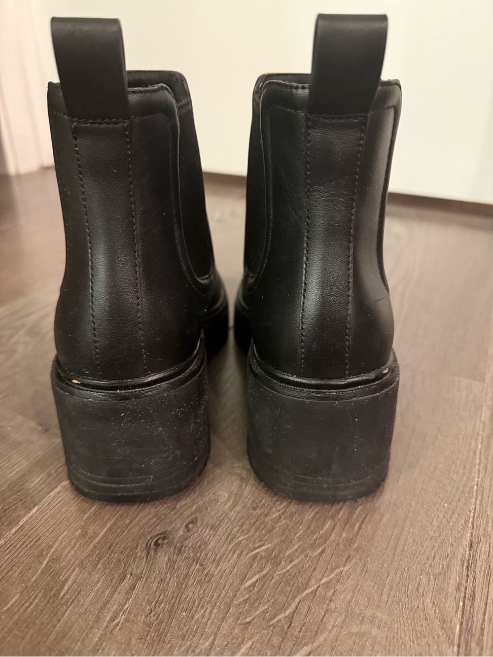Cole Haan Black Leather Waterproof Women’s Boots - Picture 6 of 7
